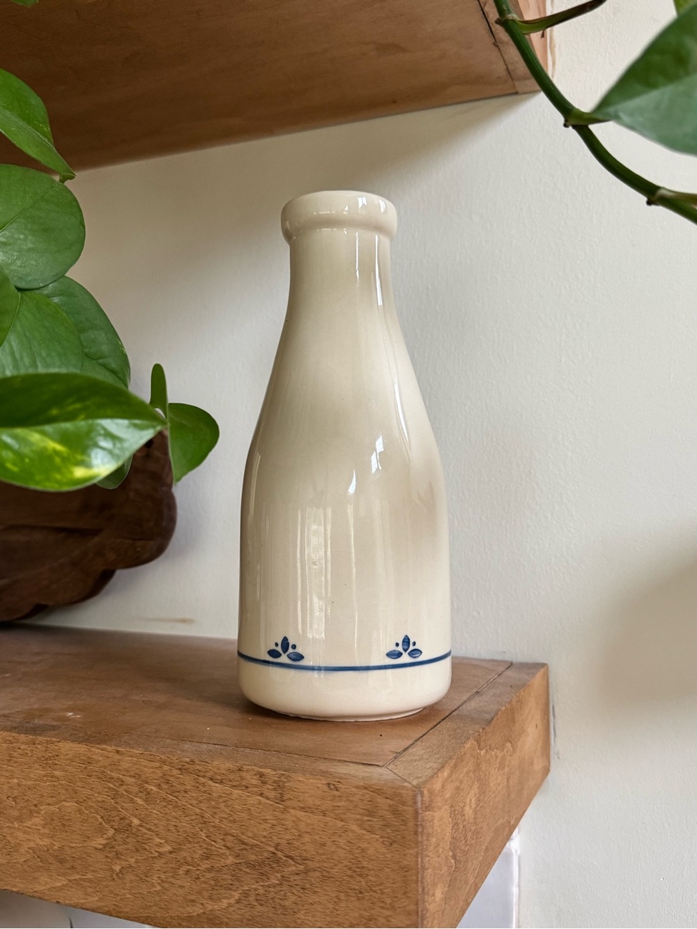 Delft Style Painted Vase